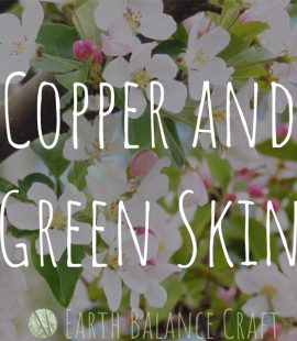 Copper and Green Skin