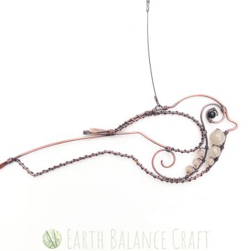 Long Tailed Tit Hanging Decoration