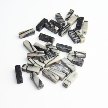 Marble Jasper Tube Beads