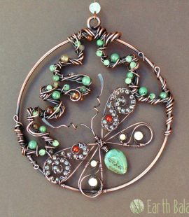 Woodland Butterfly Suncatcher