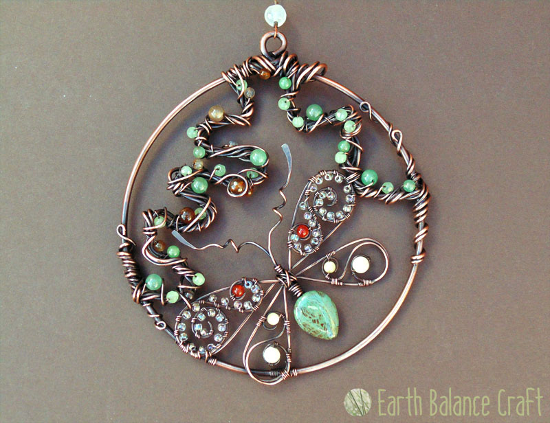 Woodland Butterfly Suncatcher