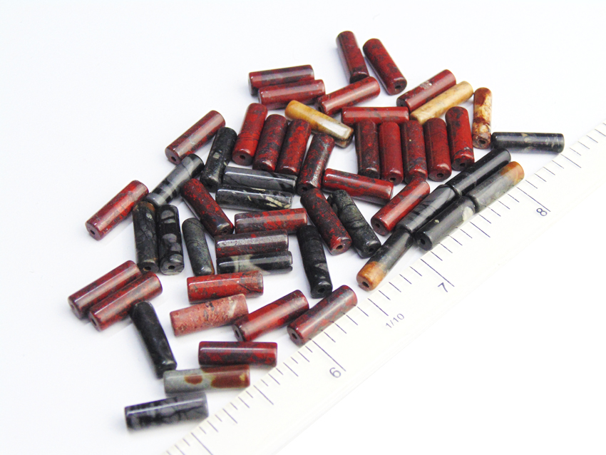 Jasper Tube Beads