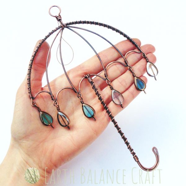 Rainy Umbrella Suncatcher Earth Balance Craft