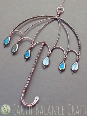 Rainy Umbrella Suncatcher