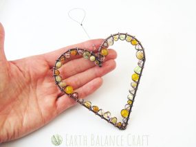 Hazy Sunshine Love Heart Medium