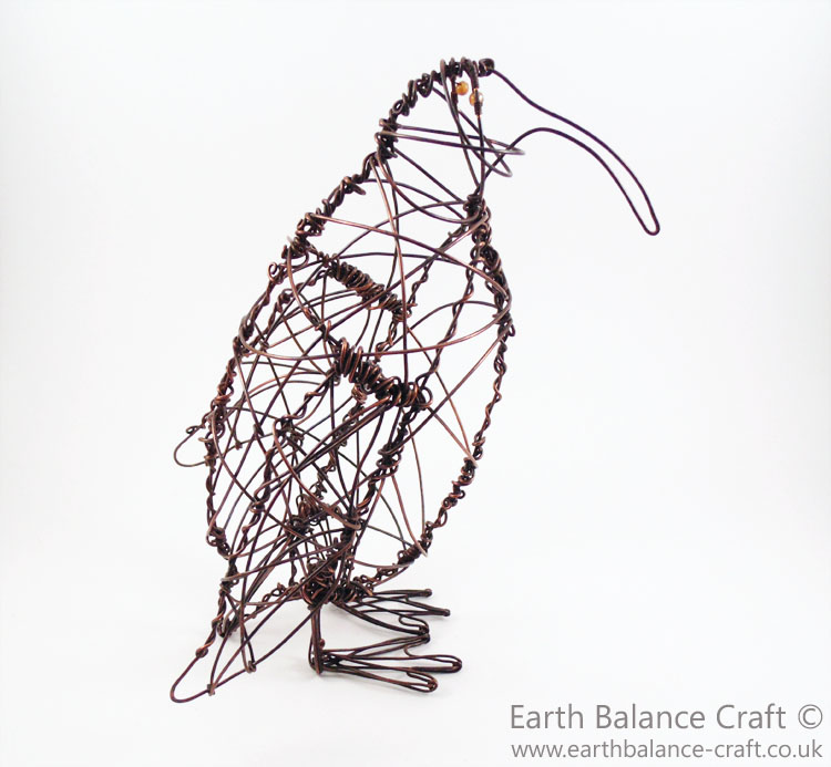 Penguin Wire Sculpture