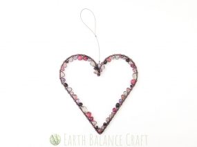 Wild Rose Love Heart Large