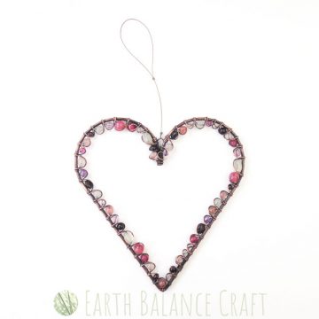 Wild Rose Love Heart Large