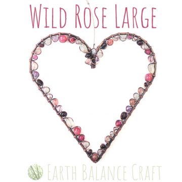 Wild Rose Love Heart Large