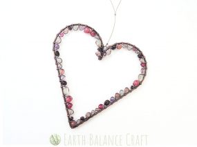 Wild Rose Love Heart Large