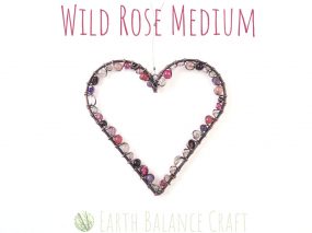 Wild Rose Love Heart Medium