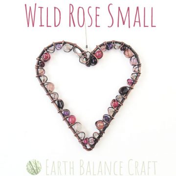 Wild Rose Love Heart Small