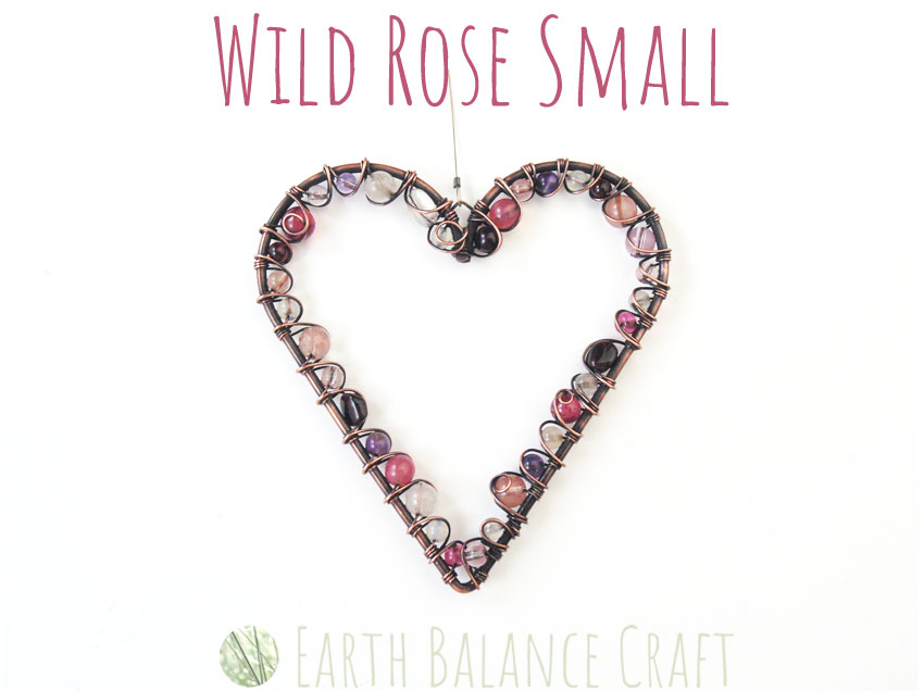 Wild Rose Love Heart Small