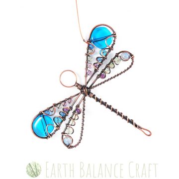 Blue Damselfly Decoration