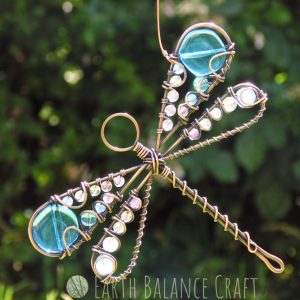 Blue Damselfly Suncatcher