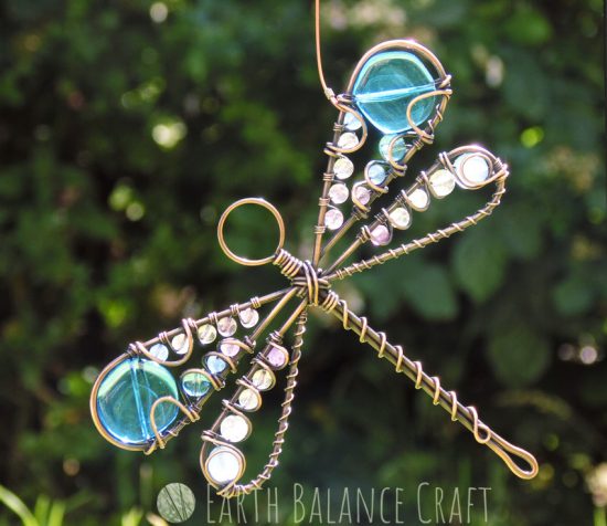 Blue Damselfly Suncatcher