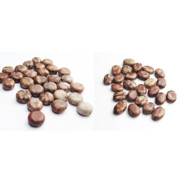 Brown Pattern Jasper Beads