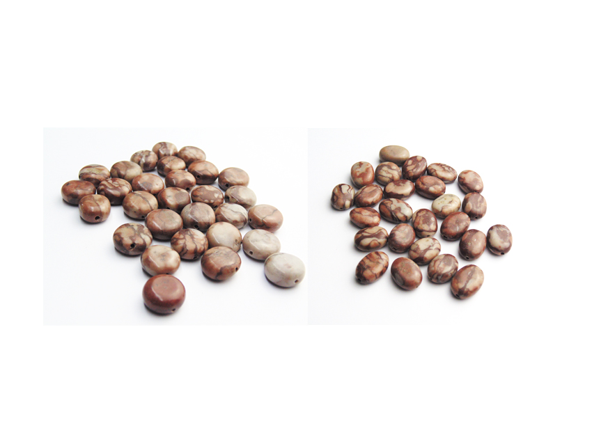 Brown Pattern Jasper Beads