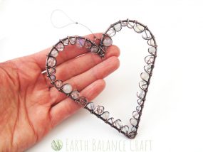 Snow Drop Love Heart Medium