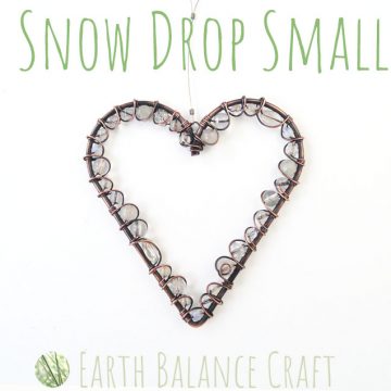 Snow Drop Love Heart Small