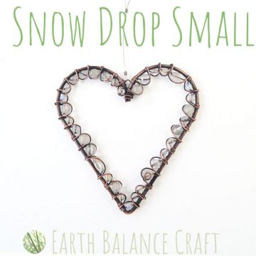 Snow Drop Love Heart Small