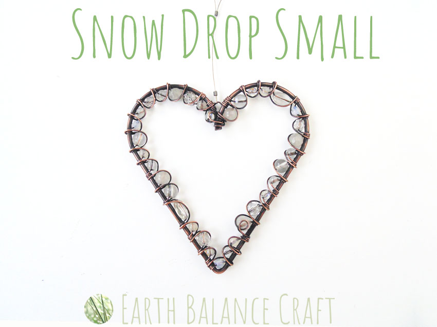 Snow Drop Love Heart Small