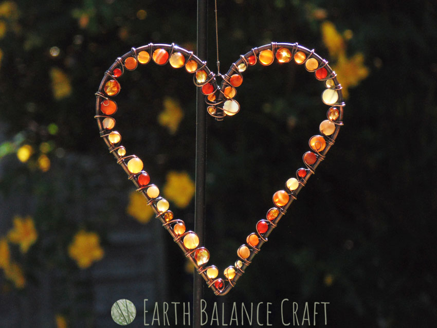 Sunburst Love Heart Large