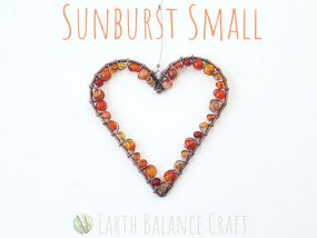 Sunburst Love Heart Small