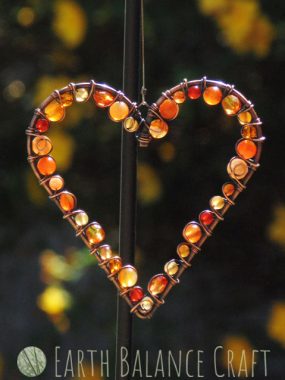 Sunburst Love Heart Small