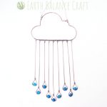 Blue Rain Cloud Suncatcher