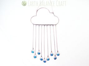 Blue Rain Cloud Suncatcher