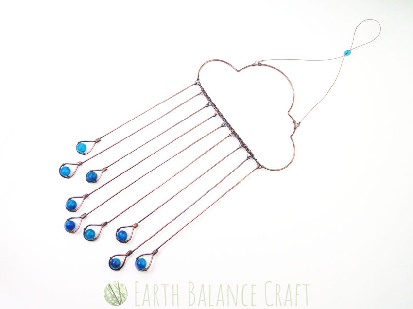 Blue Rain Cloud Suncatcher