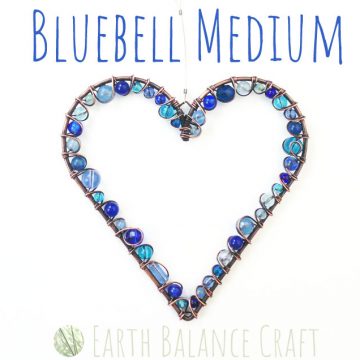 Bluebells Love Heart Medium