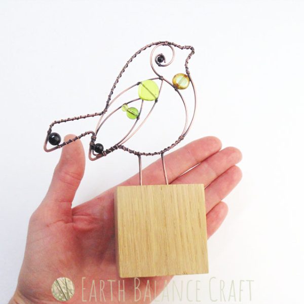 Greenfinch Desk Ornament Earth Balance Craft