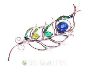 Peacock Feather Suncatcher