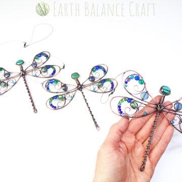 Triple Dragonfly Suncatcher