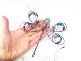 Triple Dragonfly Suncatcher