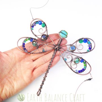 Triple Dragonfly Suncatcher