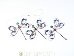 Triple Dragonfly Suncatcher