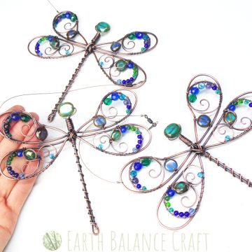 Triple Dragonfly Suncatcher