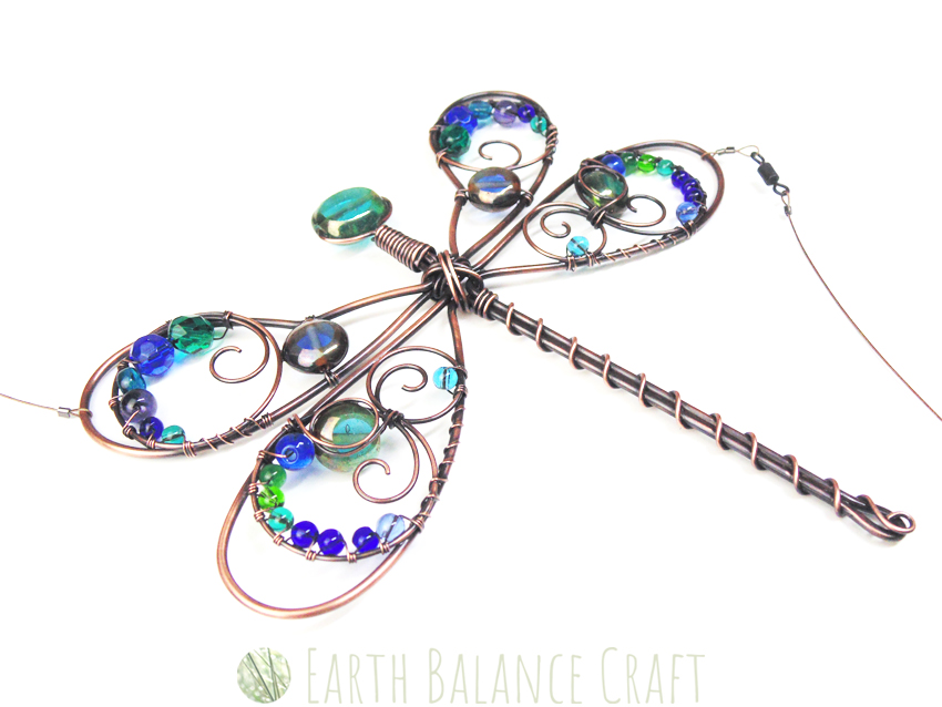 Triple Dragonfly Suncatcher