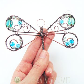 Azure Dragonfly Suncatcher