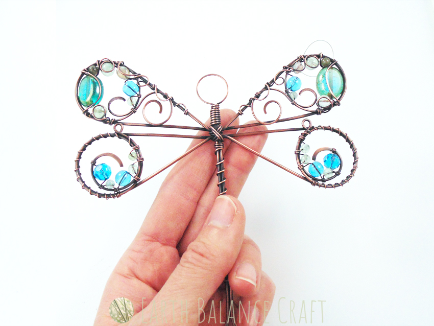 Azure Dragonfly Suncatcher