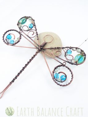 Azure Dragonfly Suncatcher