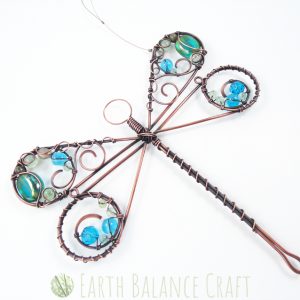 Azure Dragonfly Suncatcher