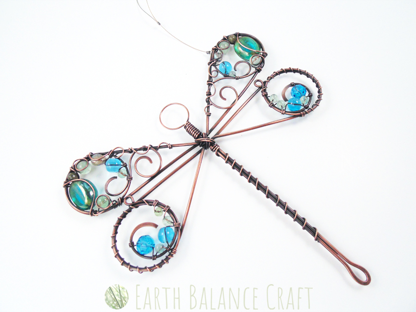 Azure Dragonfly Suncatcher