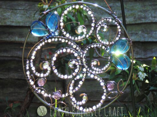 Blue Butterfly Suncatcher