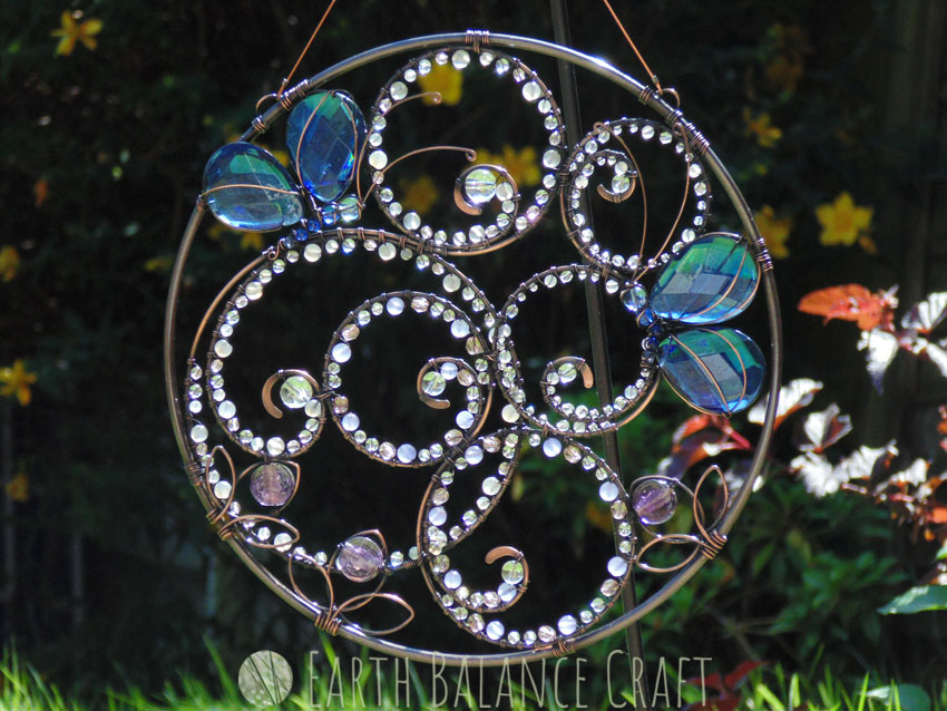 Blue Butterfly Suncatcher