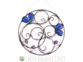 Blue Butterfly Suncatcher