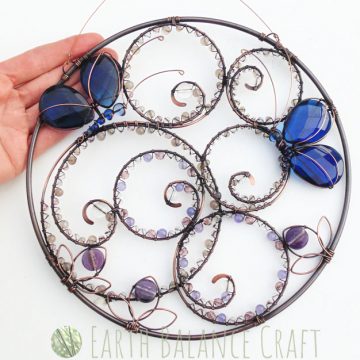 Blue Butterfly Suncatcher